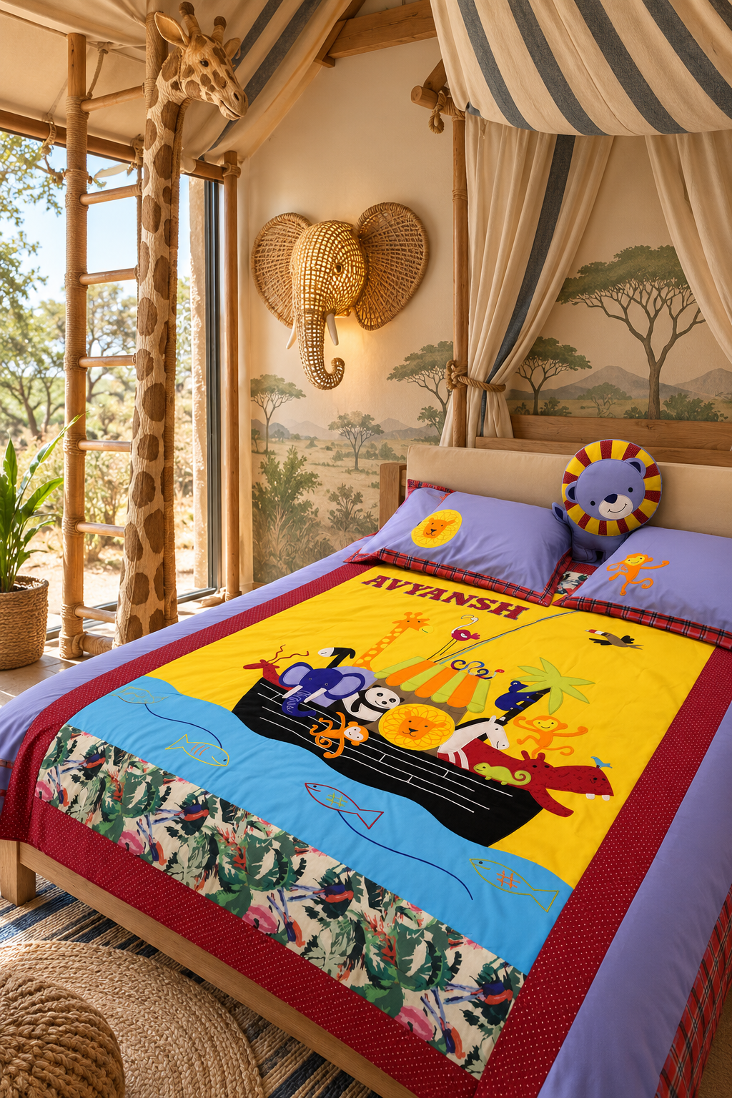 Madagascar Double Bedspread 4pcs Set