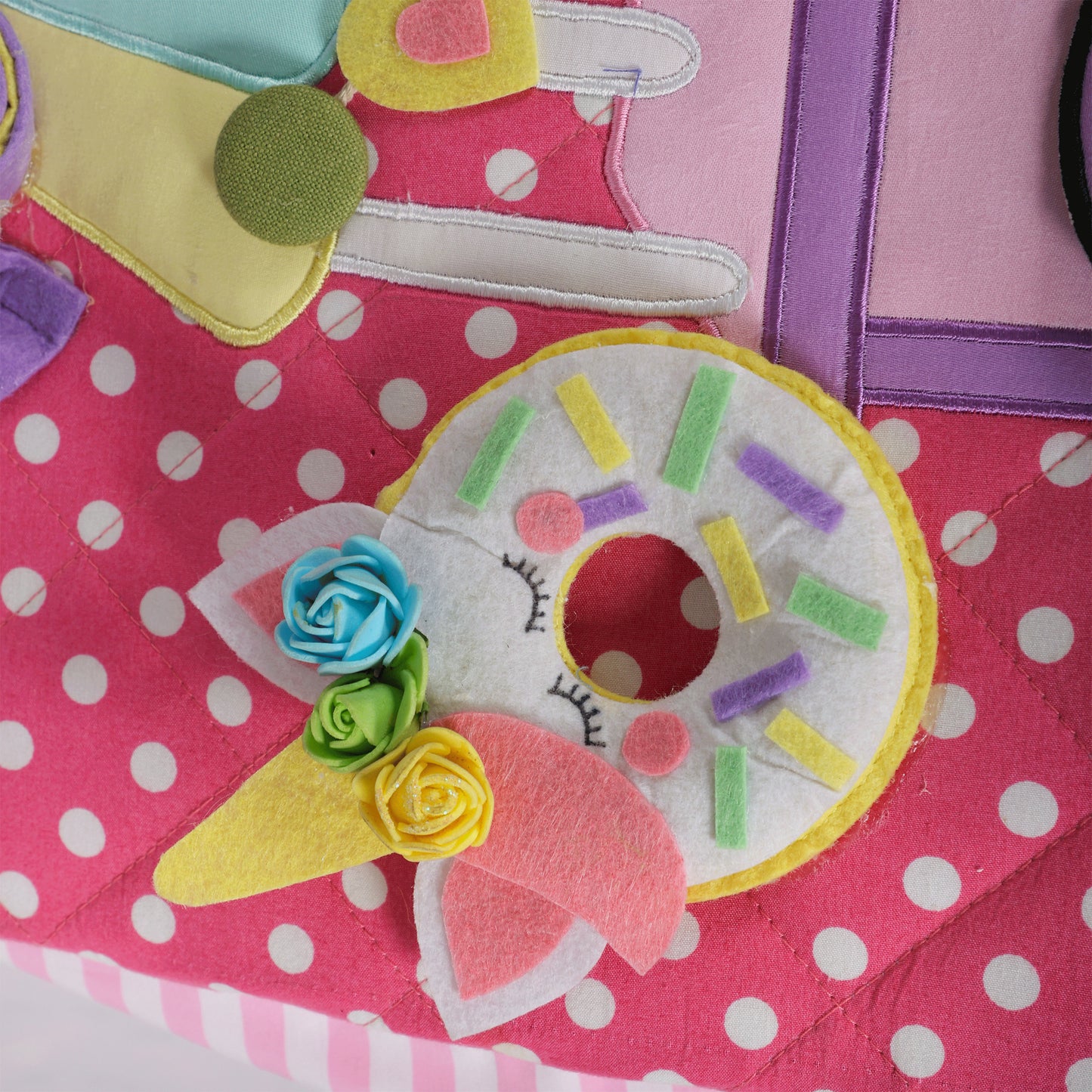 Candyland Basket and Travel Quilt