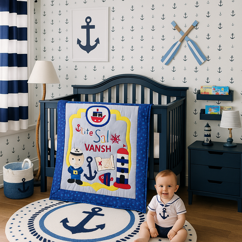 Little Sailor Baby Quilt