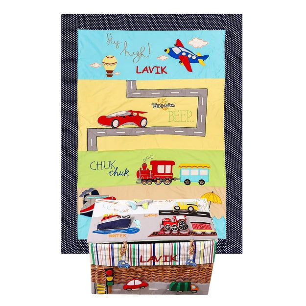 Transport Quilt-in-a-Basket Hamper