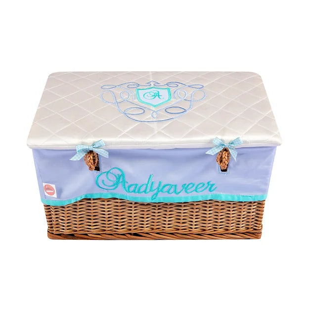 Chesterfield Small Basket (Light Blue)