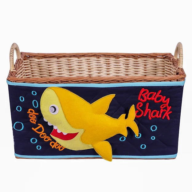 Baby Shark Open Basket (Navy)