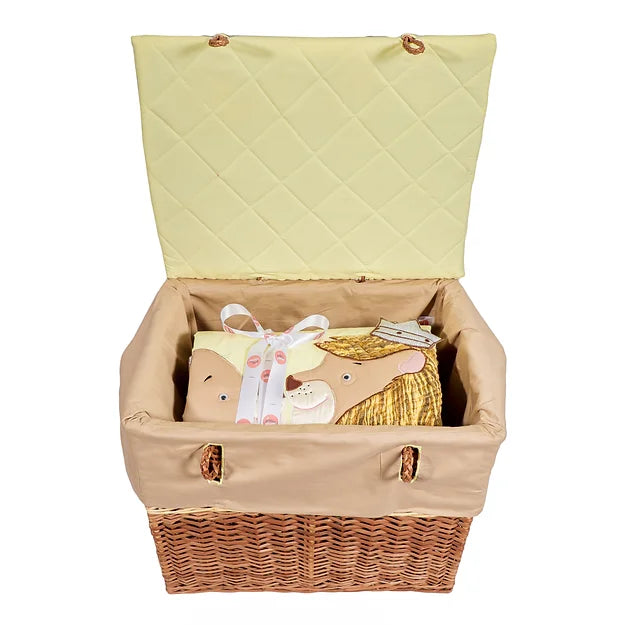 "Simba & Mufasa" Quilt-in-a-Basket (Lemon)