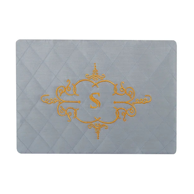 Royal Crest Small Basket (Light Grey)