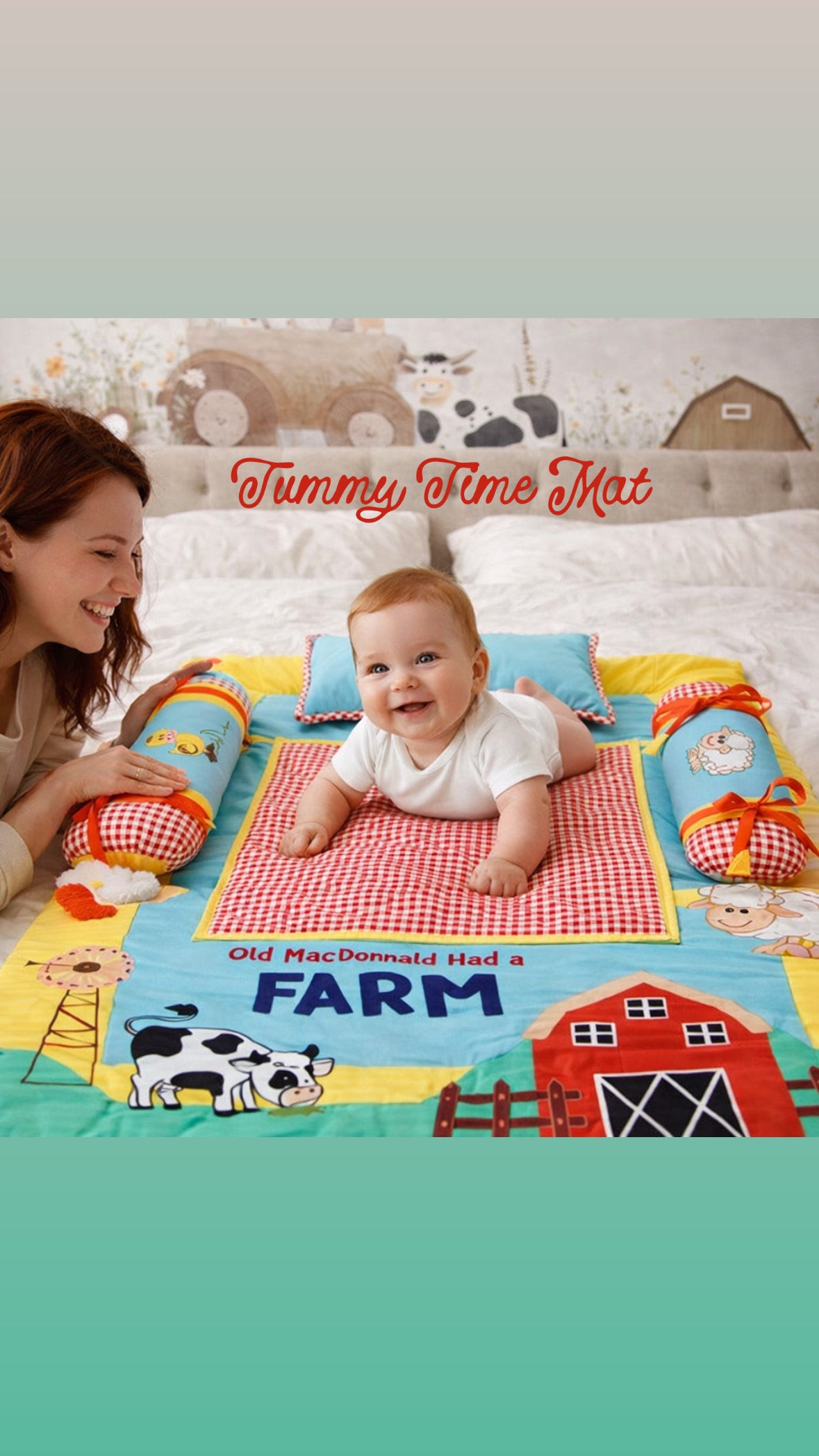 Farm Mattress/Playmat Set