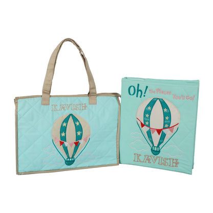 Cappadocia File and Tote Set (Teal)