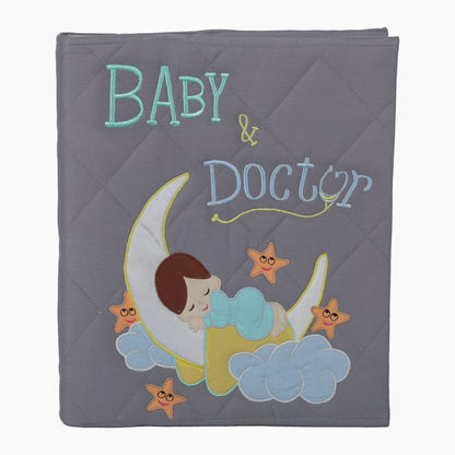 Love U to the Moon Doctor File (Grey/Teal)