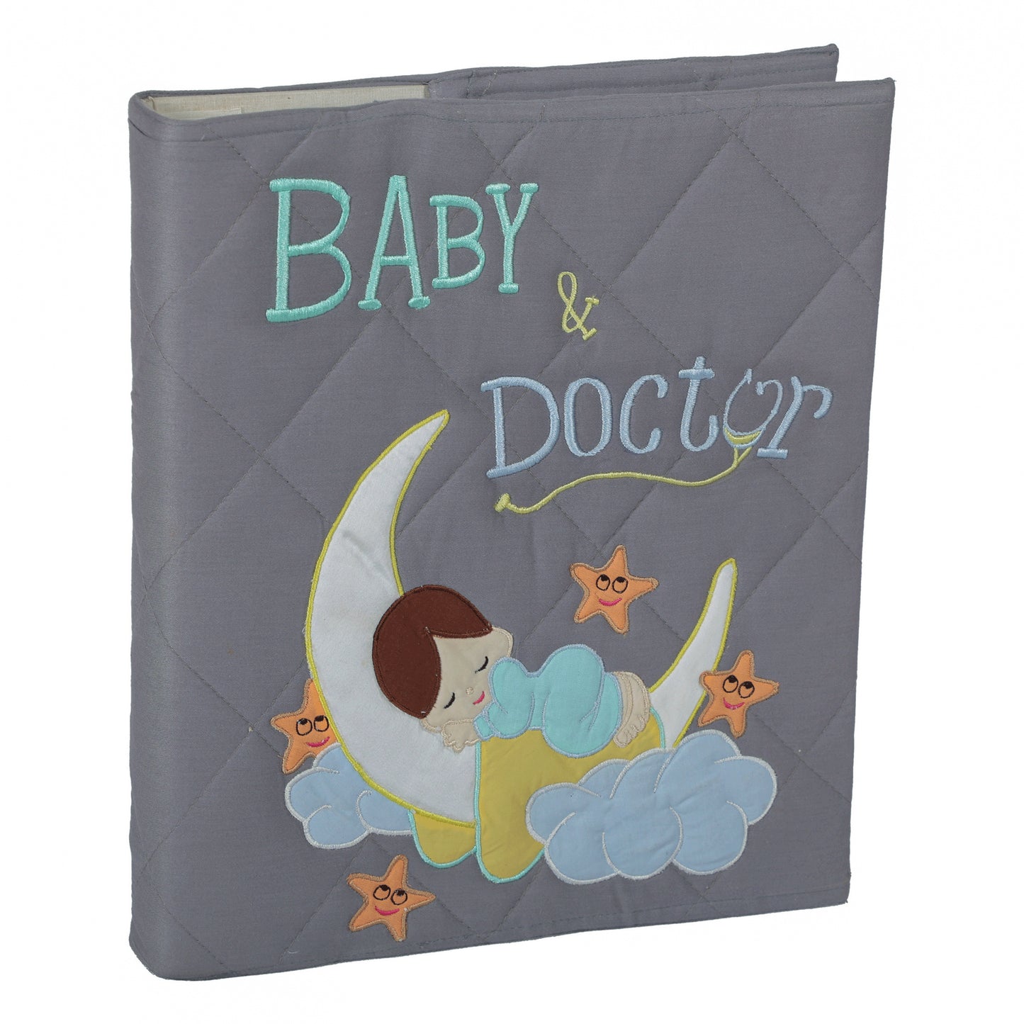 Love U to Moon 5pcs Basket Hamper (Grey/Teal)