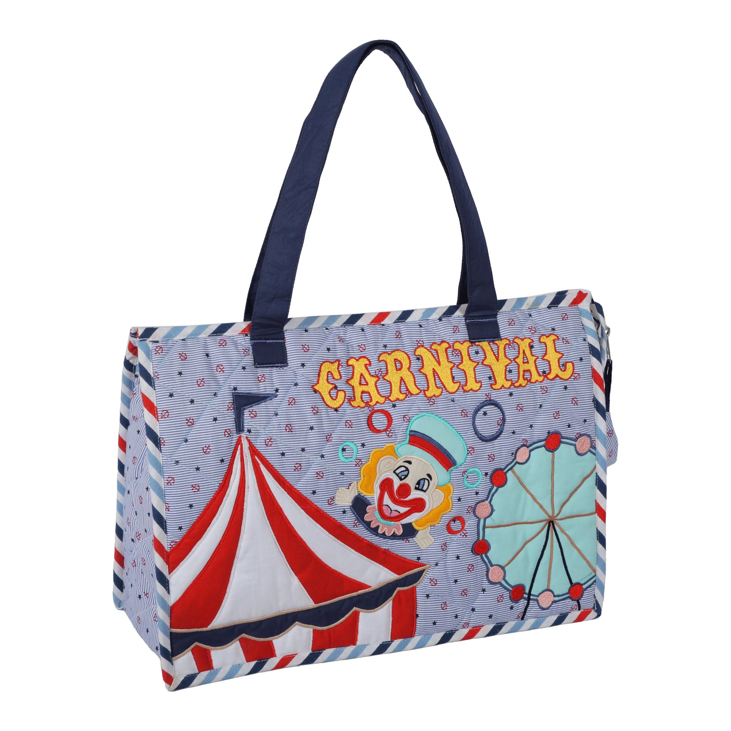 Carnival Tote and Towel Poncho Set