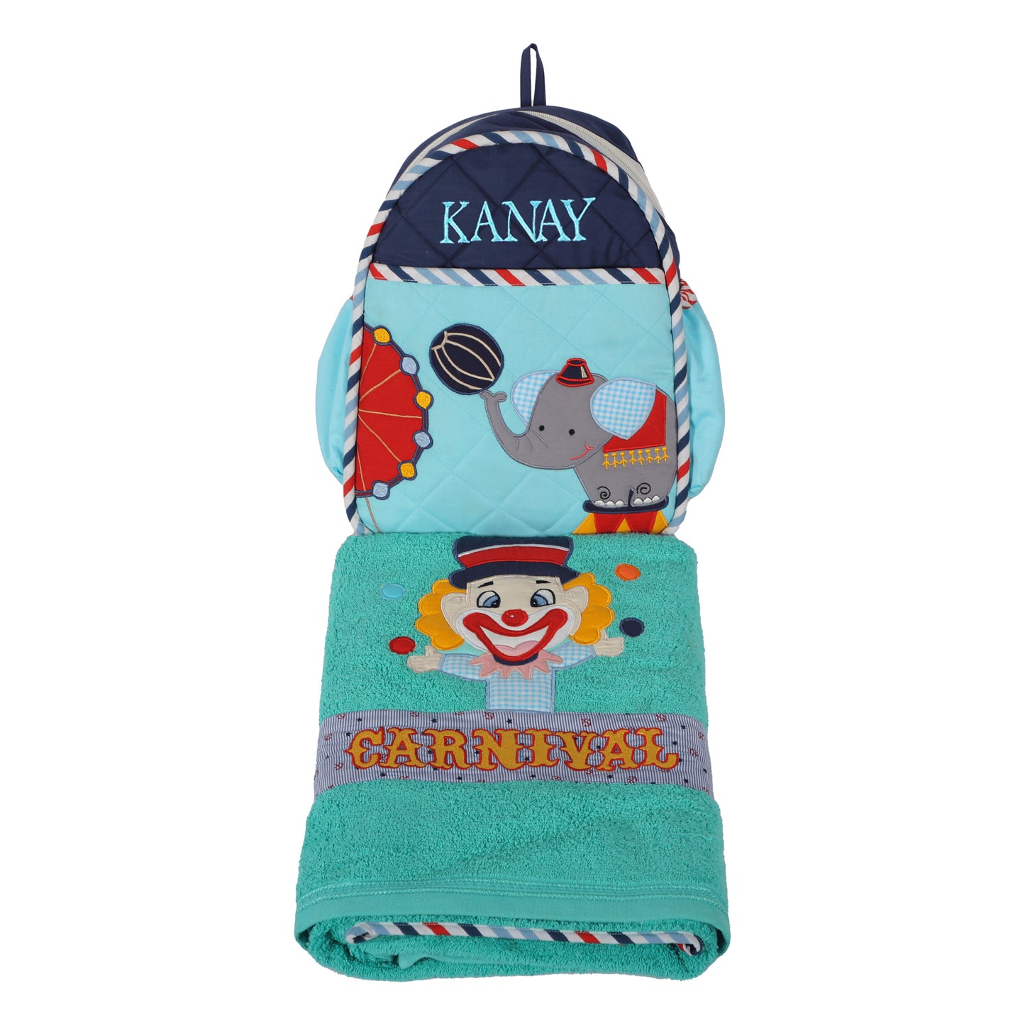 Carnival Ellie Backpack  and Towel Poncho Set