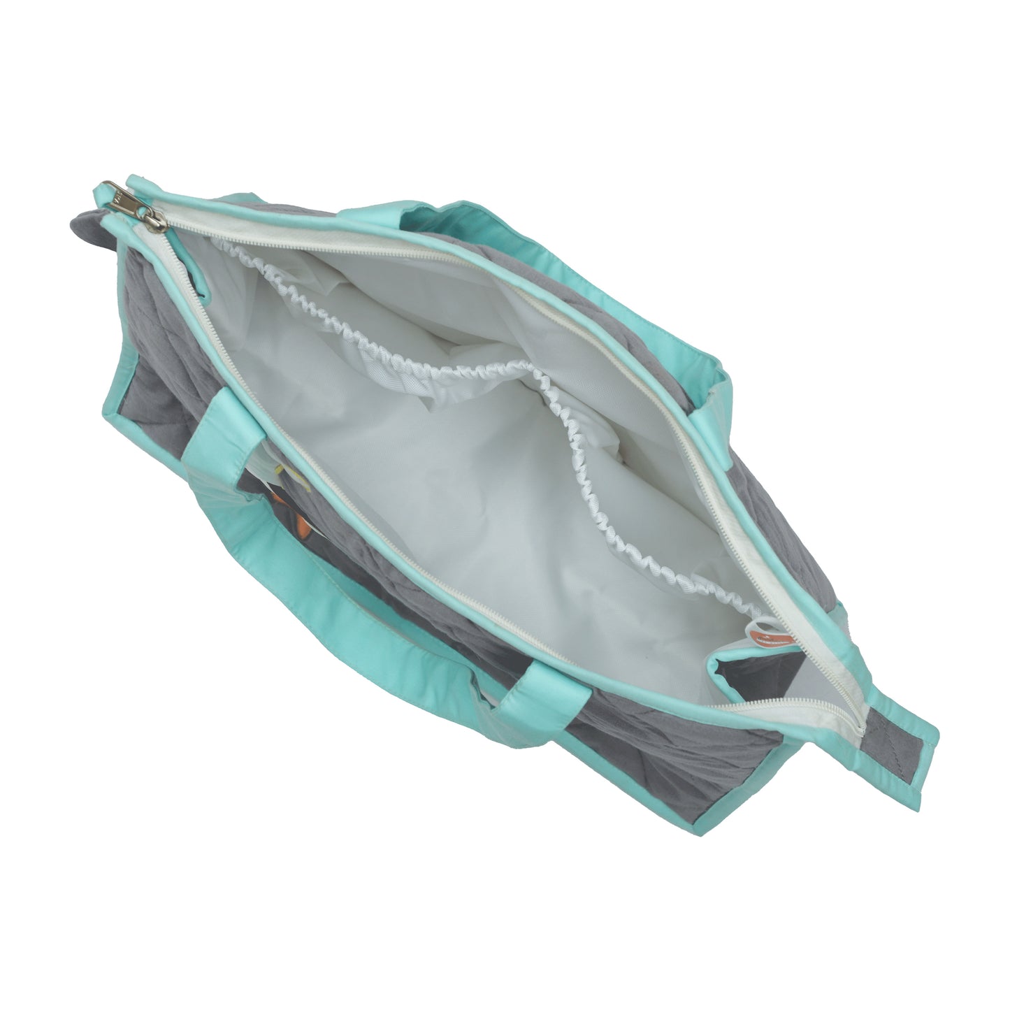 Love U to Moon 5pcs Basket Hamper (Grey/Teal)