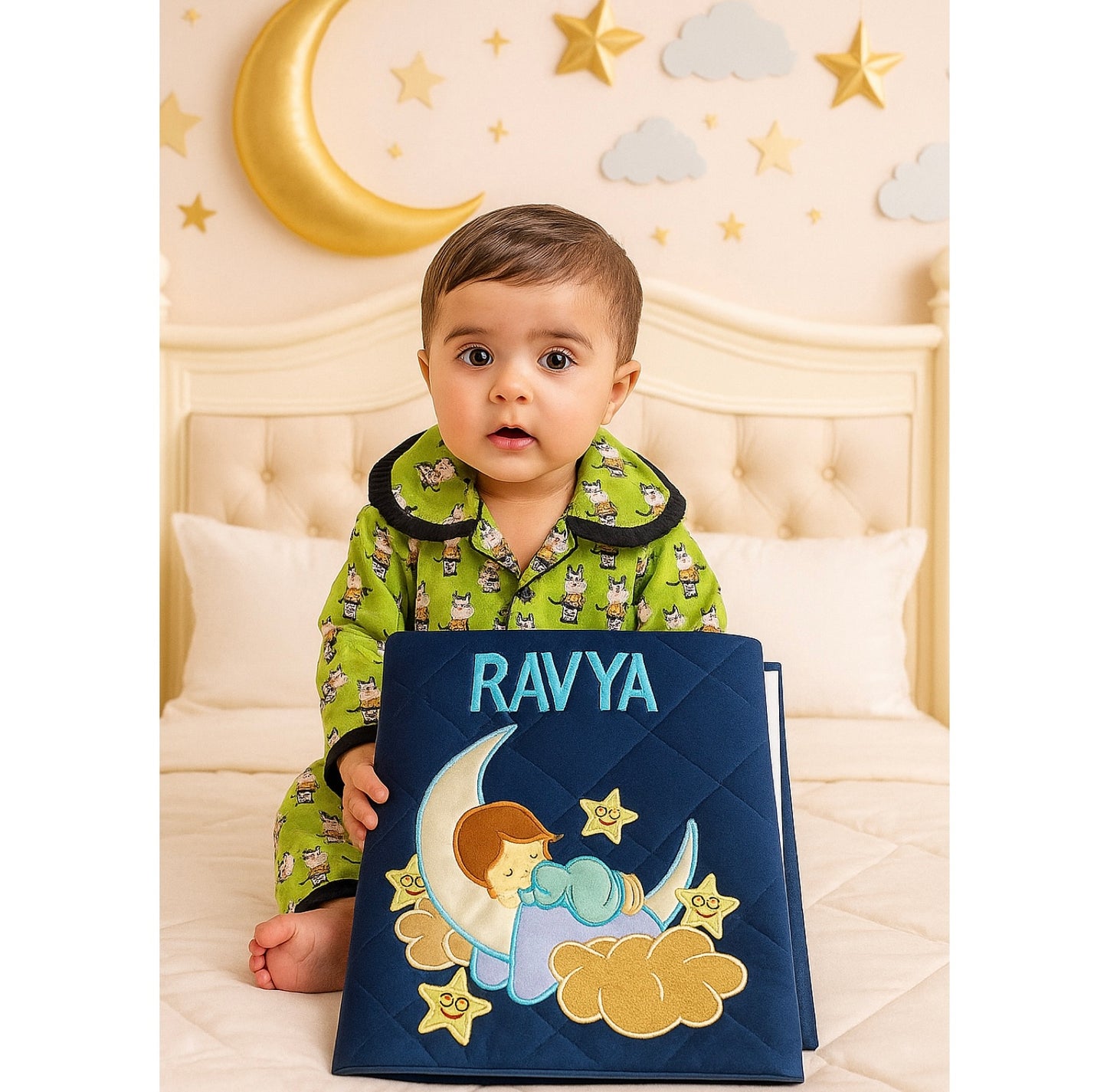 Love U to the Moon File (Navy Blue)