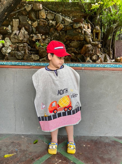 Little Builder Poncho