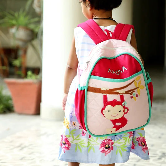 Little Monkey Backpack (Pink)