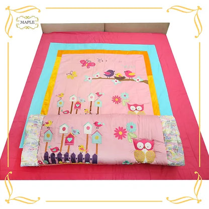 Chirping Birdies Double Bedspread