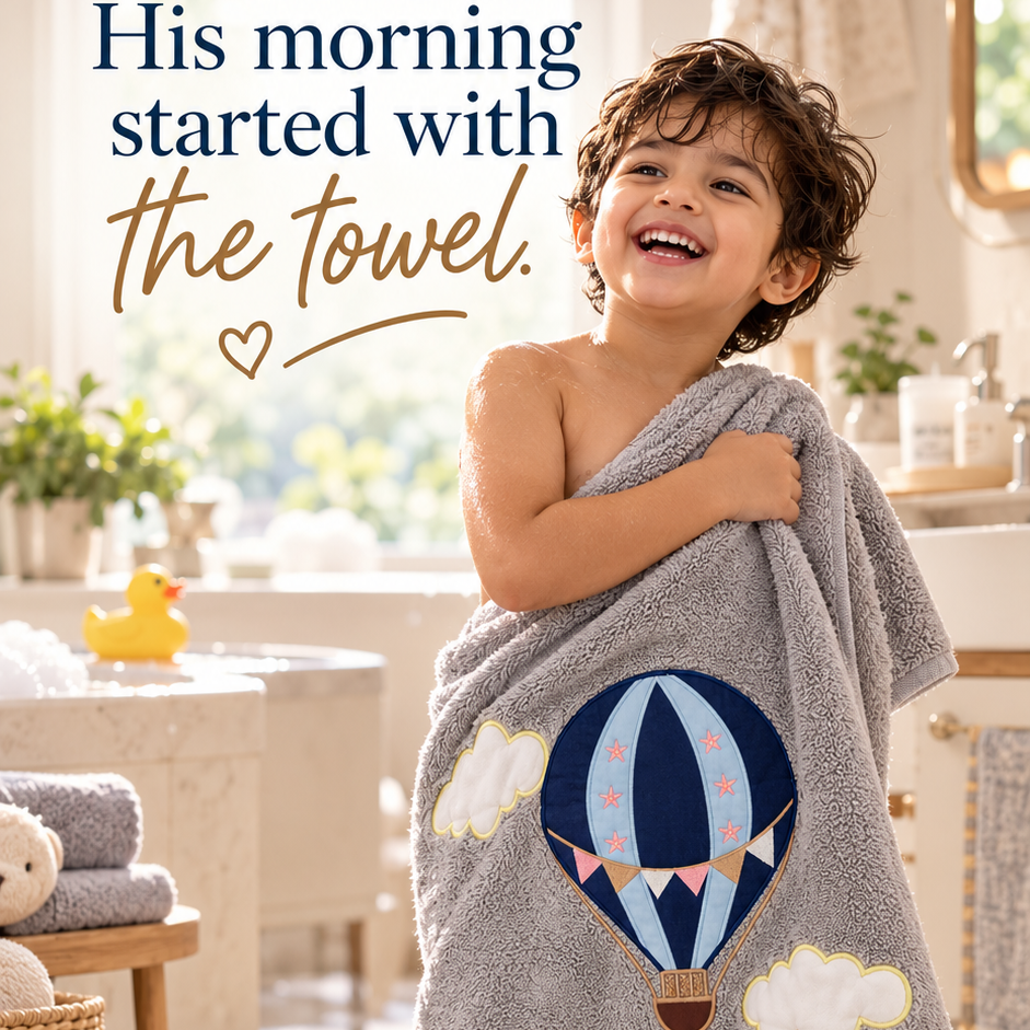 Cappadocia Towel (Grey Blue)