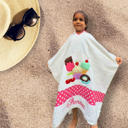 Candyland Towel Poncho
