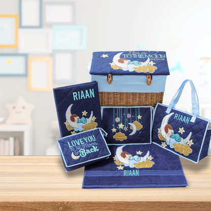 Love U to Moon 6pcs Small Basket Hamper