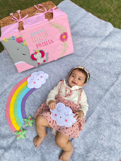 Ellie Small Basket (Pink)