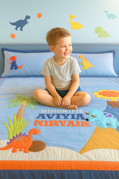 Dino-mite Double Bedspread 3pcs Set