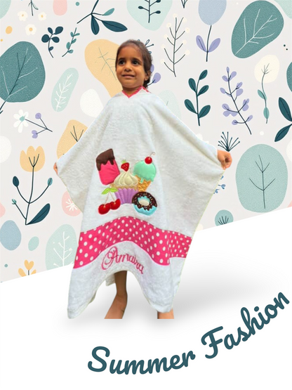 Candyland Towel Poncho