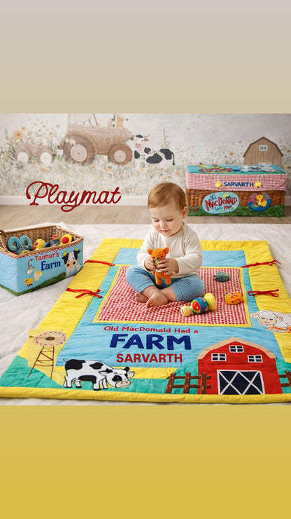 Farm Mattress/Playmat Set