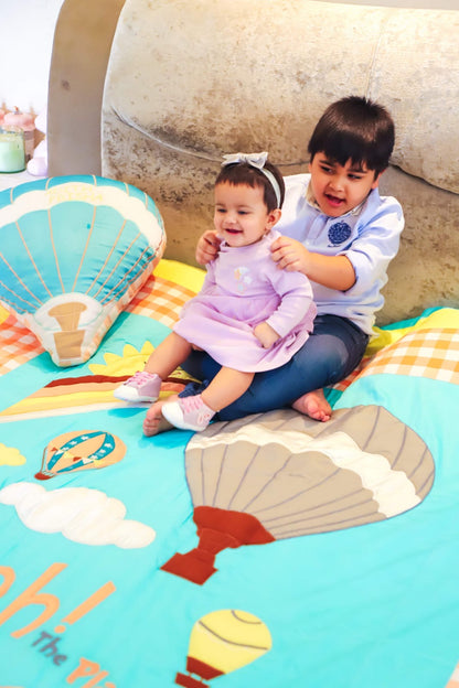 Cappadocia Double Bedspread 4pcs Set (Sea Green)