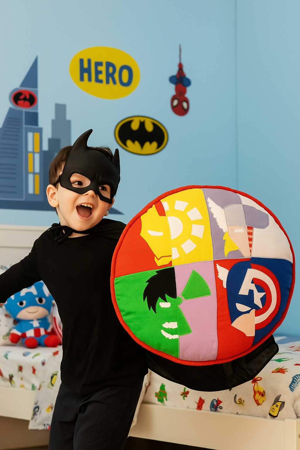 Avengers Travel Cushion cum Quilt