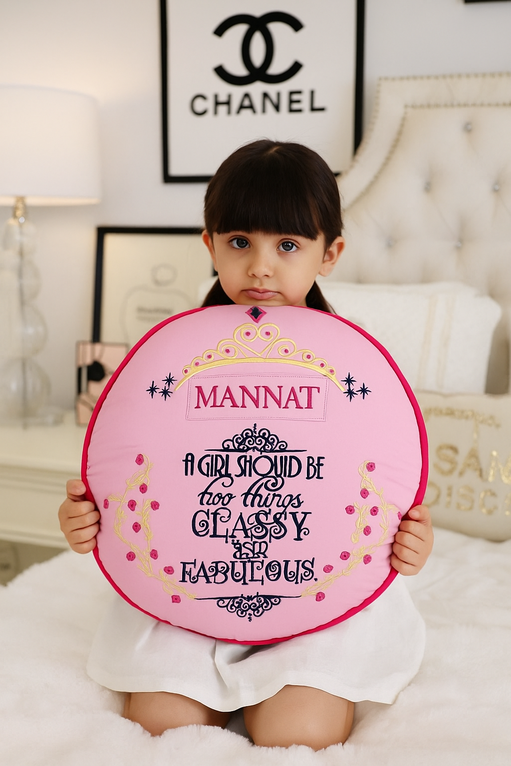 Classy Girl Single Bed Travel Cushion cum Quilt