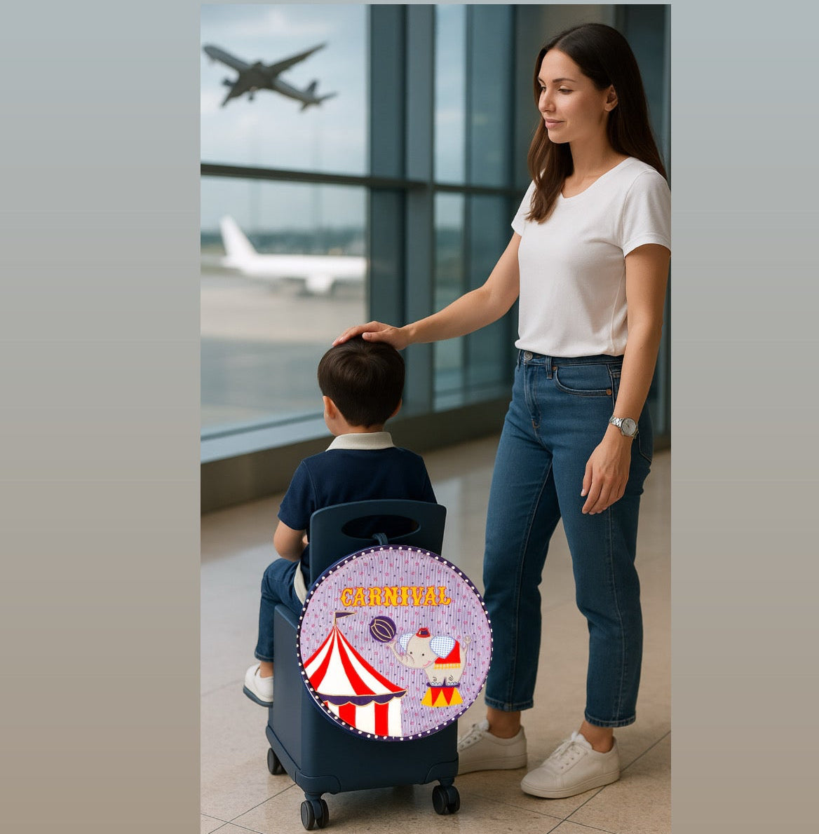 Carnival Cushion cum Quilt