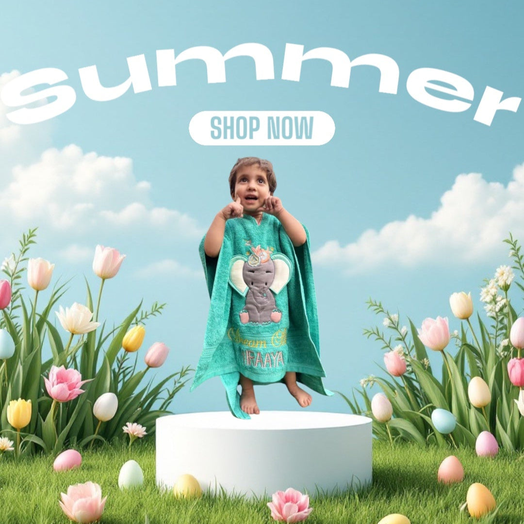 Ellie Towel Poncho (Sea Green)