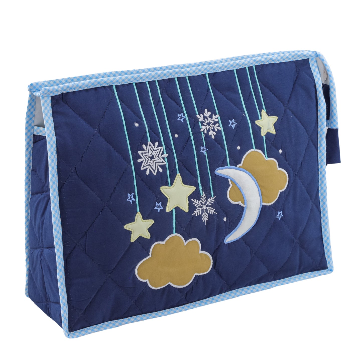 Love U to Moon 3-Pouch Set (Navy Blue)