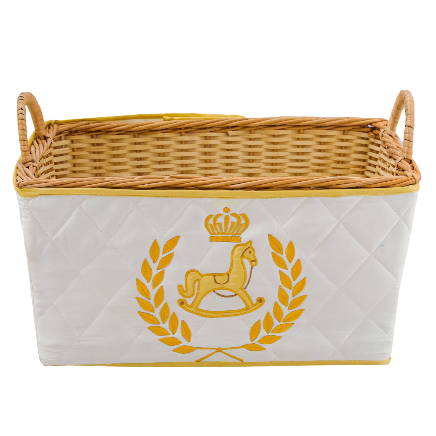 Royal Steed Basket and File (White-Gold)