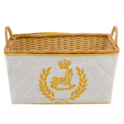 Royal Steed Open Basket (Golden)