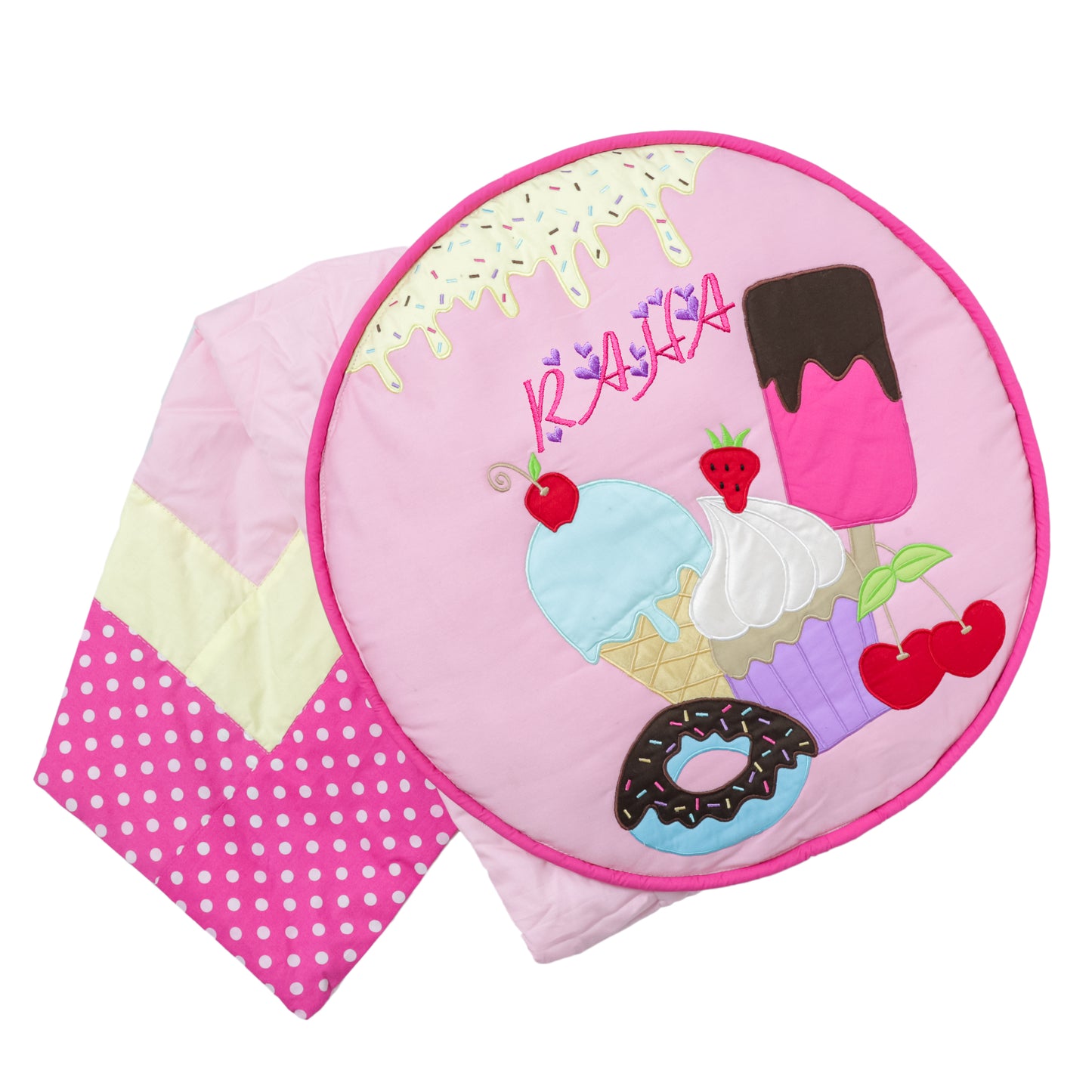 Candyland Travel Cushion cum Quilt