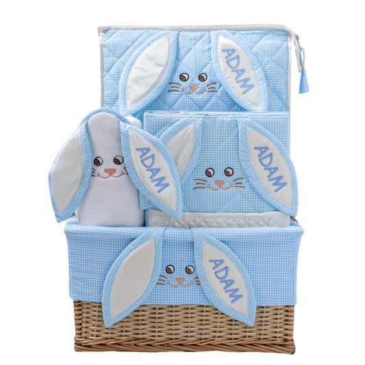 Bonbon Bunny 4pcs Basket Hamper (Blue)