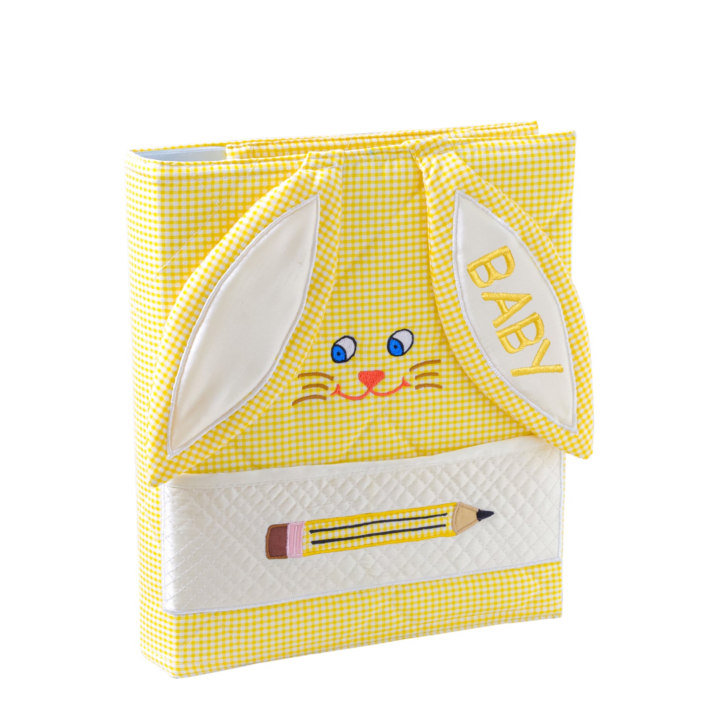 Bunny Basket and File Hamper (Yellow)