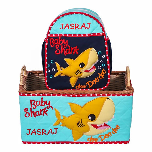 Baby Shark Open Basket and Bag Hamper