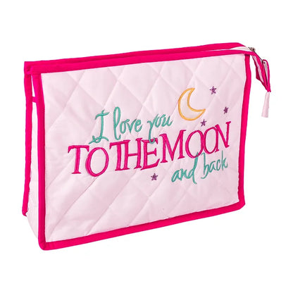 Love U to Moon 3-Pouch Set (Pink)