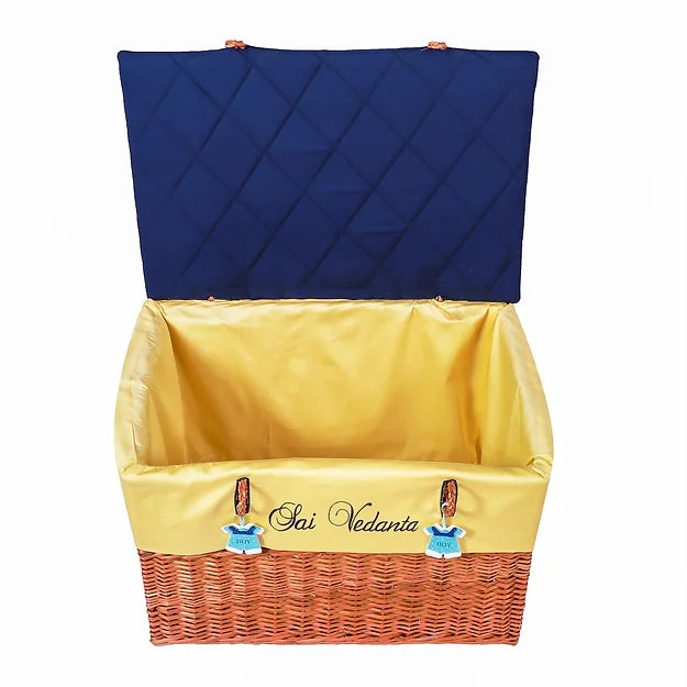 Love U to Moon Medium Basket (Blue)