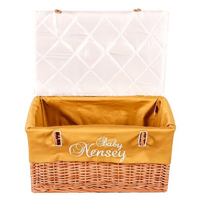 Royal Steed Small Basket (White and Golden)