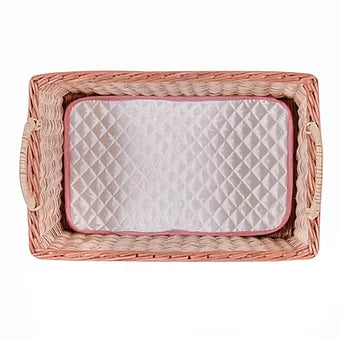 Ivy Swan Open Basket (Coral)