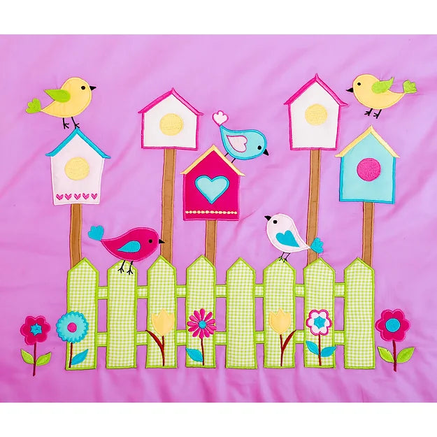 Chirping Birdies Quilt (Purple)