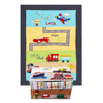 Transport Quilt-in-a-Basket Hamper
