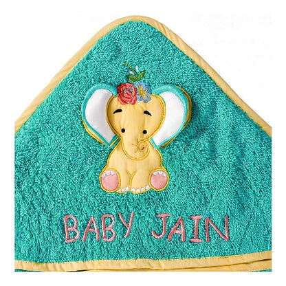 Ellie Towel Wrap with Cap (Sea Green)