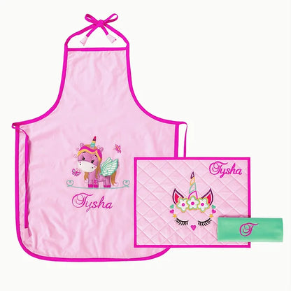 Unicorn 4pcs School Set (Pink)