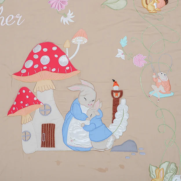 Peter Rabbit Single Bed Quilt