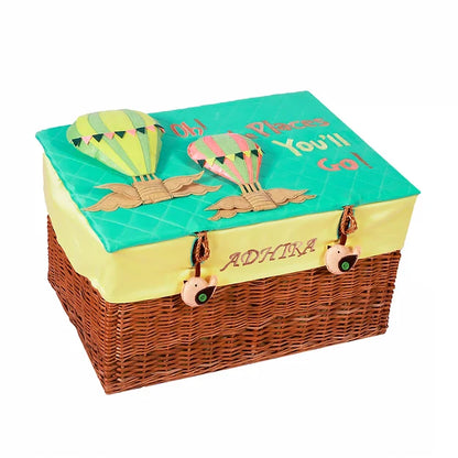 Cappadocia Medium Basket (Sea Green)