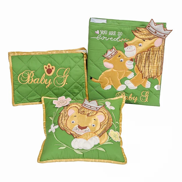 "Simba and Mufasa" 3pcs Set (Green)