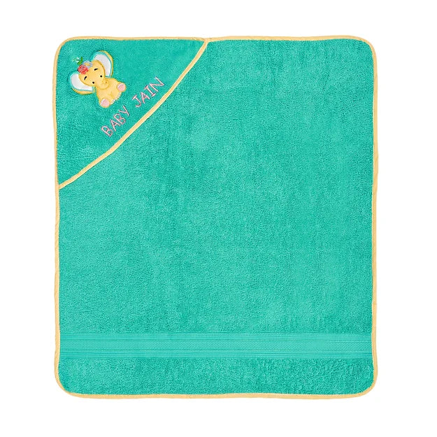 Ellie Towel Wrap with Cap (Sea Green)